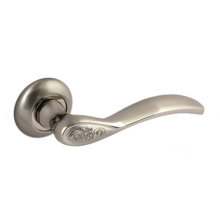 Ручки раздельные, Ручки дверные Apecs Megapolis Istanbul H-0844-A-NIS/NI, «Сезон торговли»