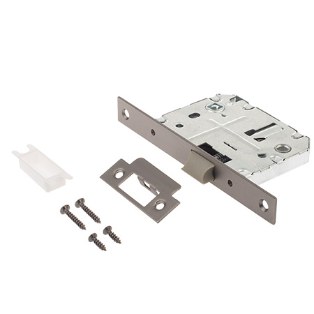 Защелки дверные, Защёлка врезная с фиксацией Avers 5600-P-WC-GRF (w/o logo), «Сезон торговли»